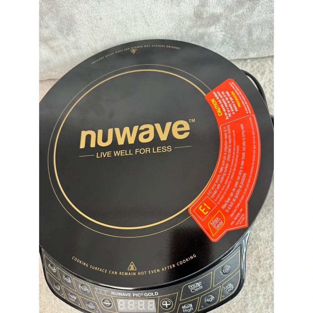 Nuwave Precision‎ Induction Cooktop Gold 1500W Digital Display Portable